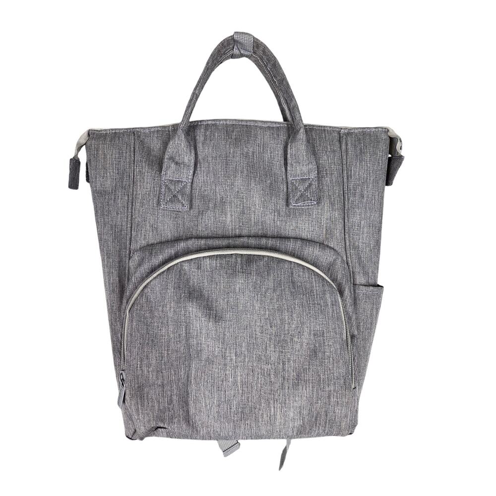 ENFAMIL GREY WONDER BABY BACKPACK – INSULATED BOTTLE STORAGE – DIAPER BAG